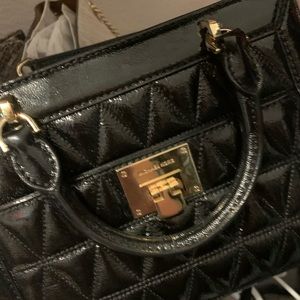 Michael Kors Quilted Black Handbag New With Tags